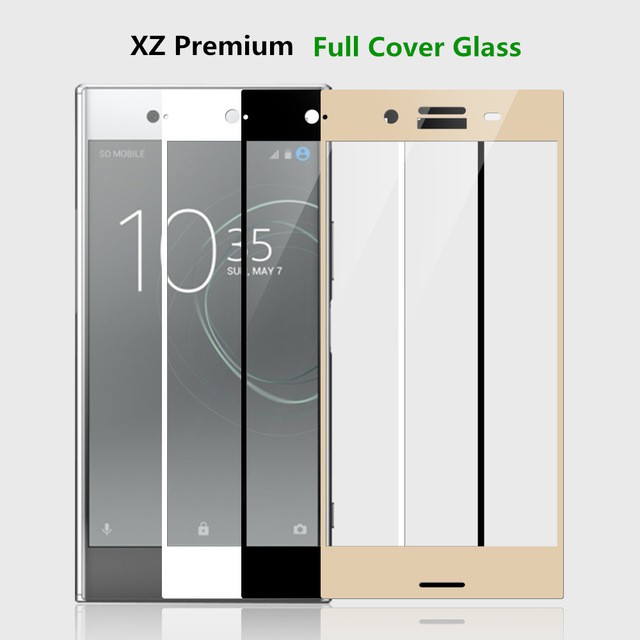 kính cường lực For Sony XZ Premium Full Screen Protector Tempered Glass Cover XZ Glass Film