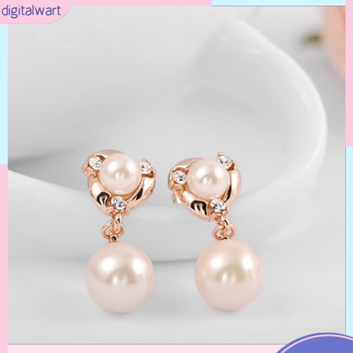 Hoa tai nữ mạ vàng 9k đính ngọc thời trang