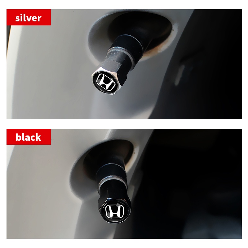 Bộ 4 Nắp Đậy Lốp Xe Hơi Honda TYPER Civic XR-V HR-V Bằng Hợp Kim
