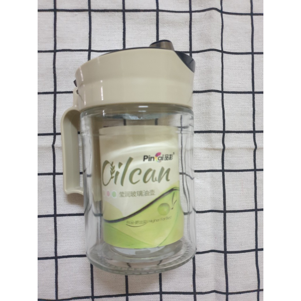 Bình Rót Dầu Dung Tích 550ml, Có Lỗ Rót Dầu Vào, Nghiêng Là Dầu Đổ Ra, C15cm x R10cm (ảnh thật)