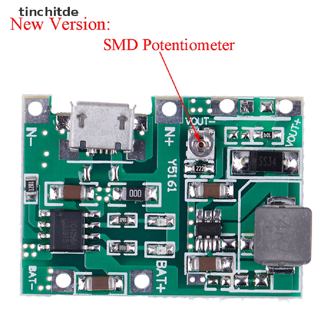 Mô-đun Sạc Pin lithium lipo 18650 3.7V 4.2V Sang 5V 9V 12V 24V