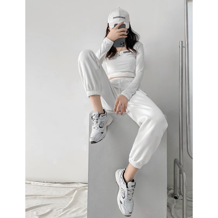 Quần jogger da cá chất đẹp