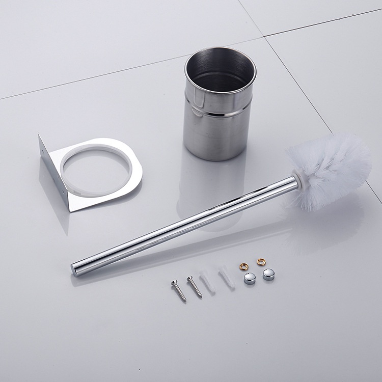 Firte Giá Đỡ Bàn Chải Vệ Sinh toilet Bằng Thép Không Gỉ Gắn Tường Màu Vàng Sang Trọng