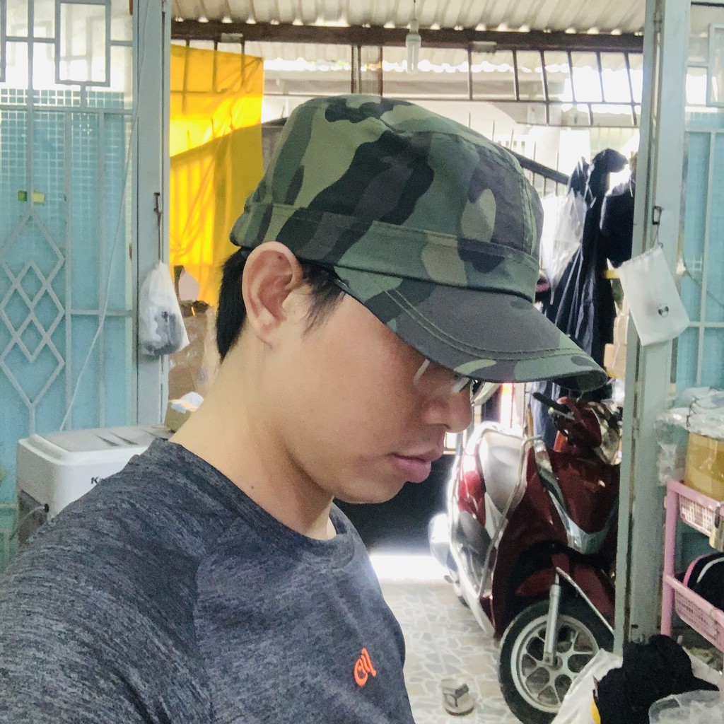 Nón Kết Đầu Bằng, Mũ lưỡi Trai Thể Thao Nam Nữ Hot Trend Chất Vải Lính Camo Form Chuẩn Đẹp