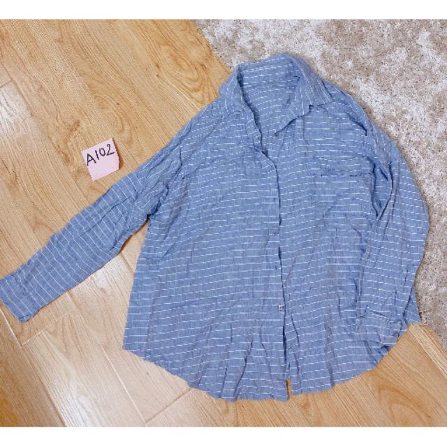 Áo sơmi sọc ngang - from oversize. A102