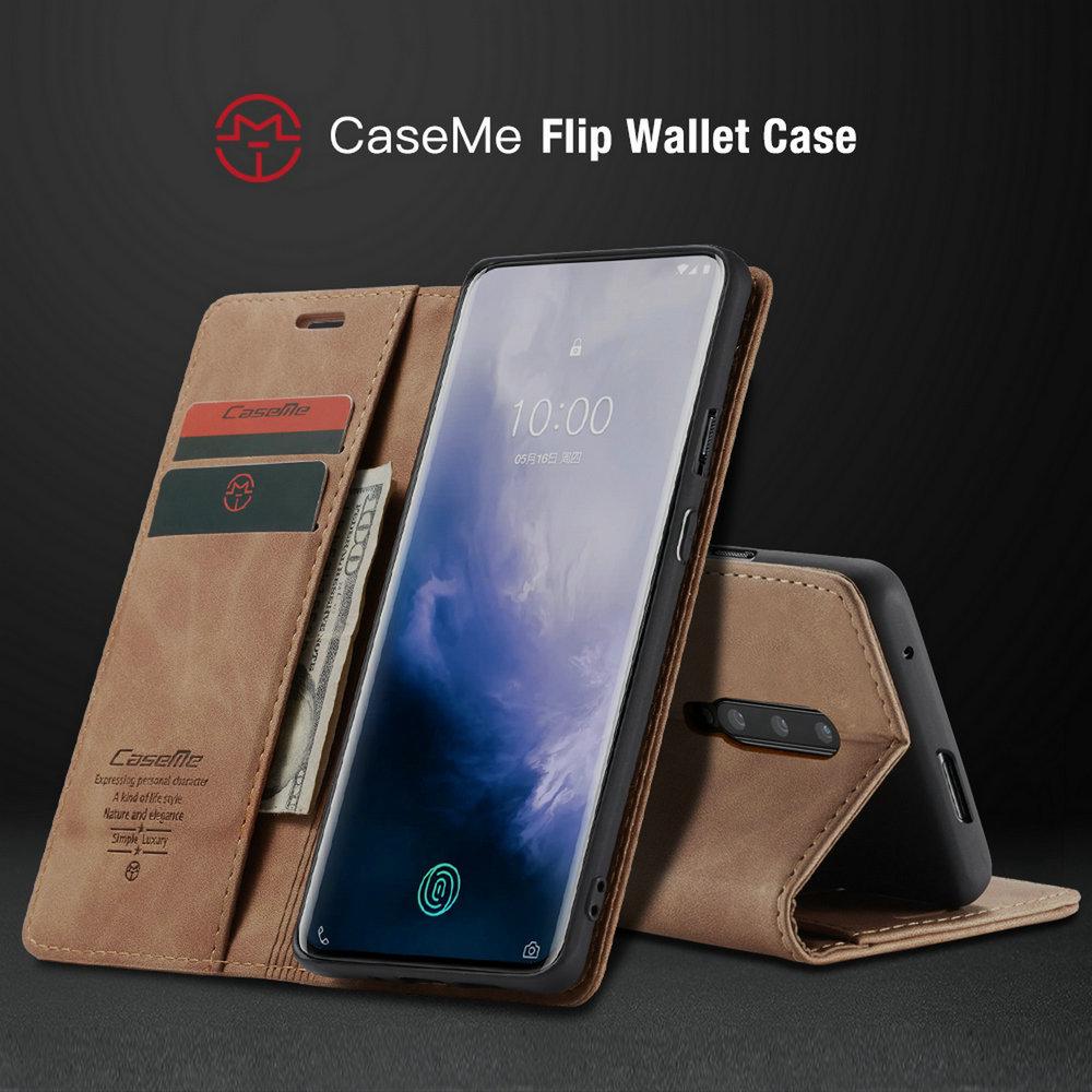 Ốp lưng nắp gập da cho điện thoại OnePlus 7 Pro
