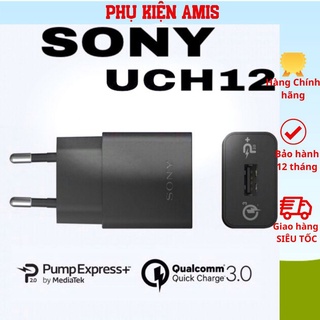 Củ sạc nhanh Sony UCH12 trợ Quick Charge 3.0, sạc nhanh sony