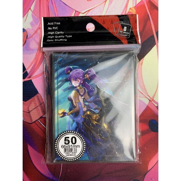 50 chiếc bọc bài chính hãng Henwei cho thẻ Yugioh, Pokemon, Vanguard.