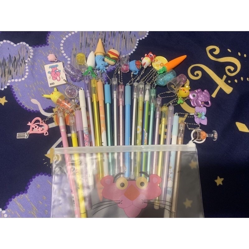 Set 10/20 bút nước tẩy được xanh/đen