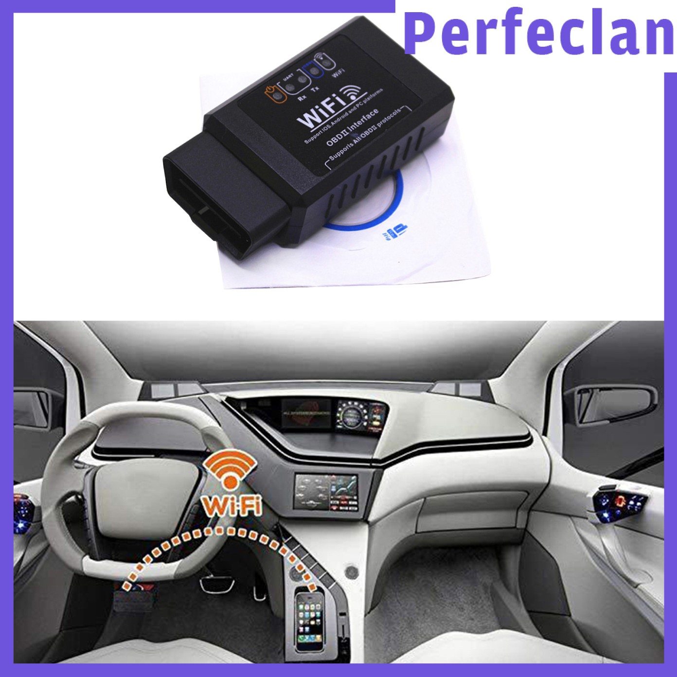 Bộ Kiểm Tra Wifi Obd2 Cho Ios / Android