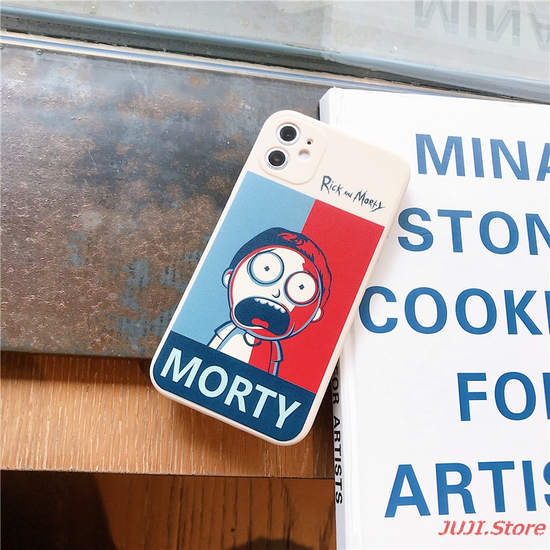Ốp lưng họa tiết Rick Và Morty cho Iphone 11 12 Pro X Xs Max Xr Se2 8 7 6 6s Plus | BigBuy360 - bigbuy360.vn