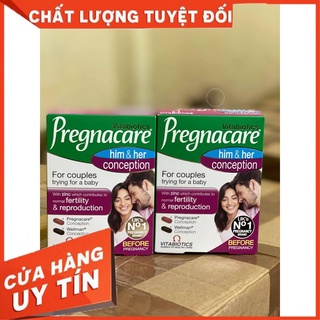 Vitamin Pregnacare Him & Her hàng chính hãng UK (mẫu mới)