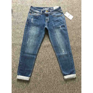 Quần Jeans Nữ Boyfriend trơn