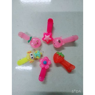 sét 2 kẹp tóc màu sắc cho bé