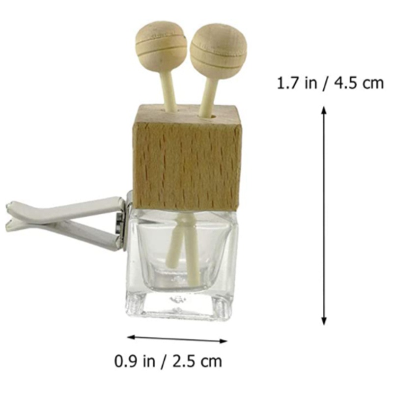 Set 10 Bình Đựng Tinh Dầu Thơm Gắn Lỗ Thông Gió Xe Hơi