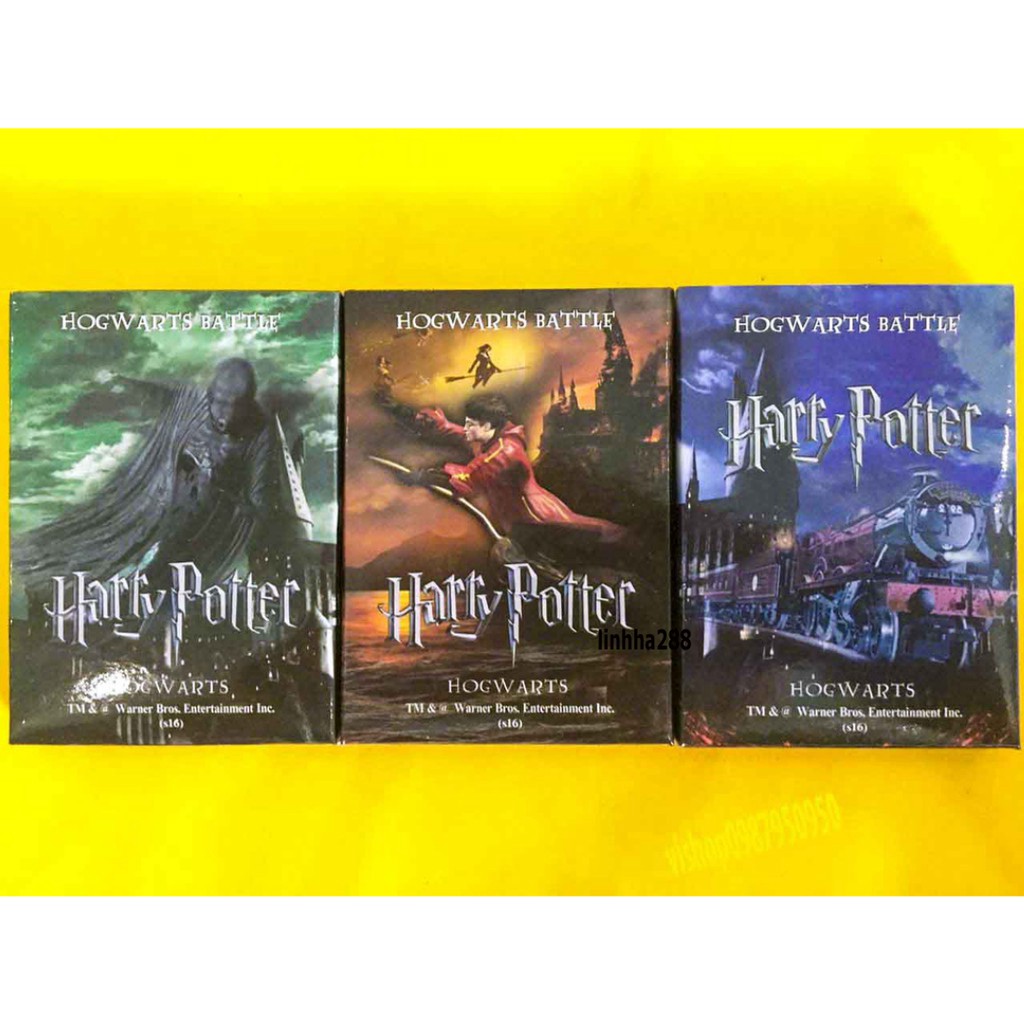 (17 lá) THẺ BÀI HARRY POTTER harri potter.Thẻ bài ma sói yugi tarot one piece luffy zoro sakura mèo nổ ma sói clow poke