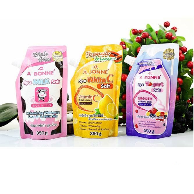 [Gói] Muối Tắm Sữa Bò Tẩy Tế Bào Chết A Bonne Spa Milk Salt Thái Lan 350gr | BigBuy360 - bigbuy360.vn