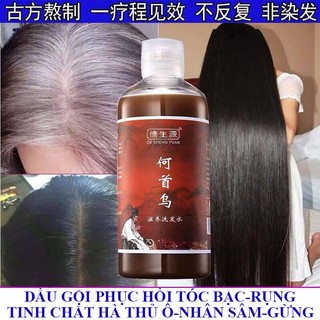 Dầu gội Hà Thủ Ô phục hồi tóc bạc, đen mượt tóc, sạch gàu kích thích mọc tóc Thảo dược