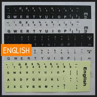 ENGLISH 1.1cm Miếng dán bàn phím tiếng Anh keyboard
