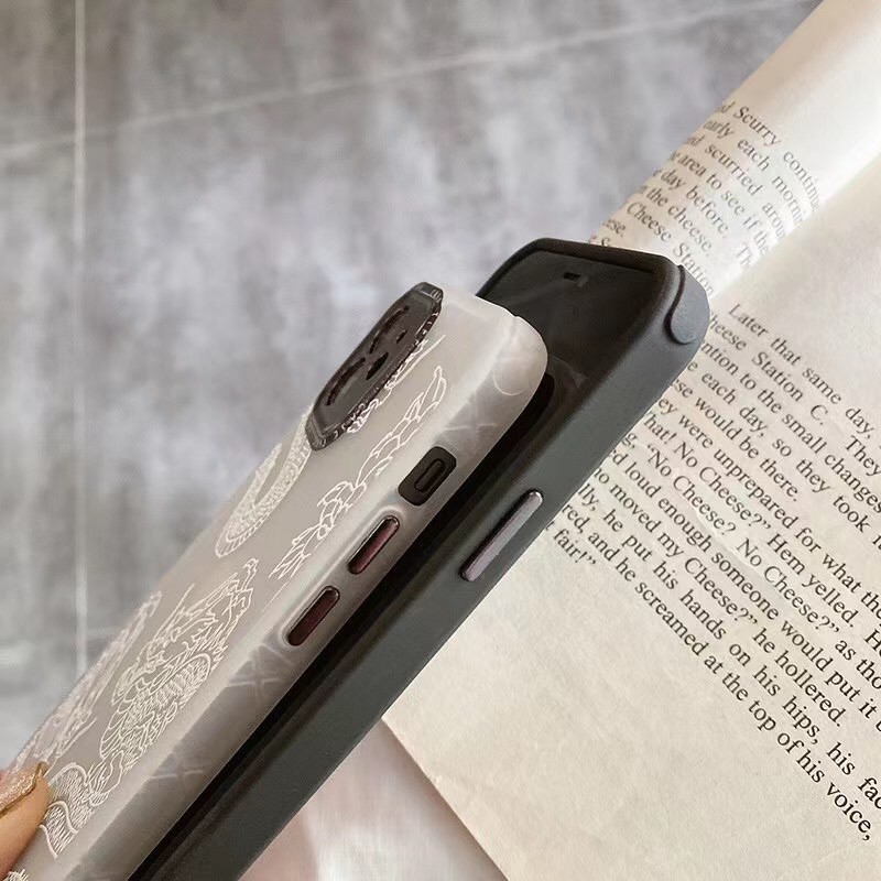 Ốp điện thoại TPU in hình rồng thời trang thích hợp cho Iphone 13/12 11 Pro Promax 13 12 mini 7 plus Xs max