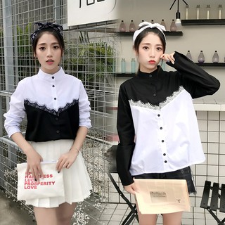 Áo sơ mi nữ thu đông hàng hot cực đẹp Korean Student 그래서 뭉친 있도록