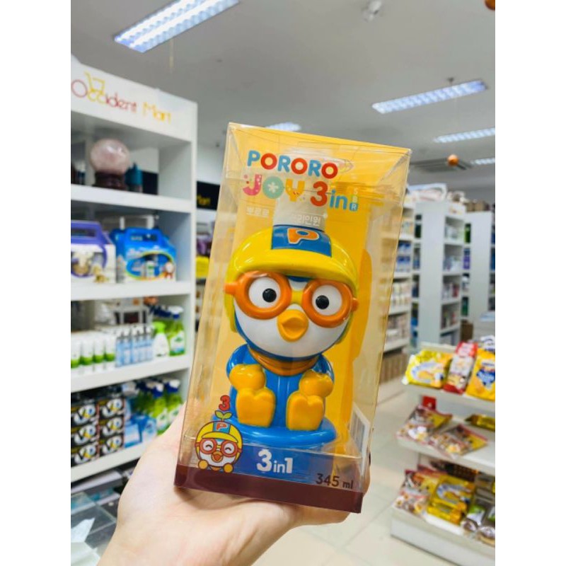 Sữa tắm,gội,xả cho bé POPORO JOY 3in1 của Hàn