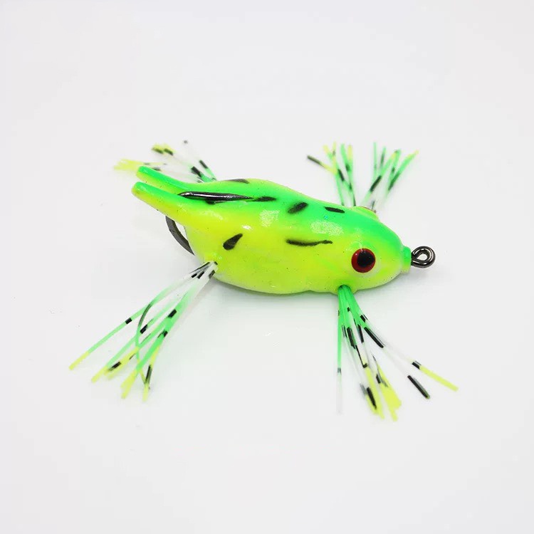 Mồi giả câu lure cá lóc, Nhái hơi Bumpy Frog siêu nhậy giá rẻ