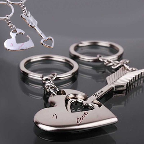 Bình Nước BK Chất Lượng Cao Tiện Lợi Dễ Sử Dụng✿Set 2 Móc Khóa Hình Trái Tim Thời Trang Cho Cặp Đôi
