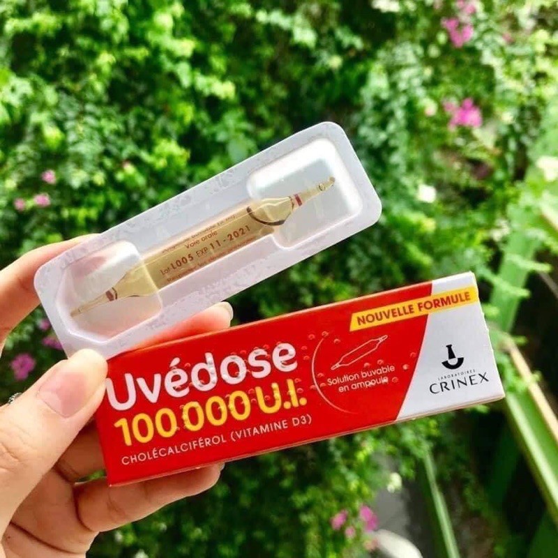 Vitamin D3 Uvedose 100.000iu liều cao cho bé từ 18m