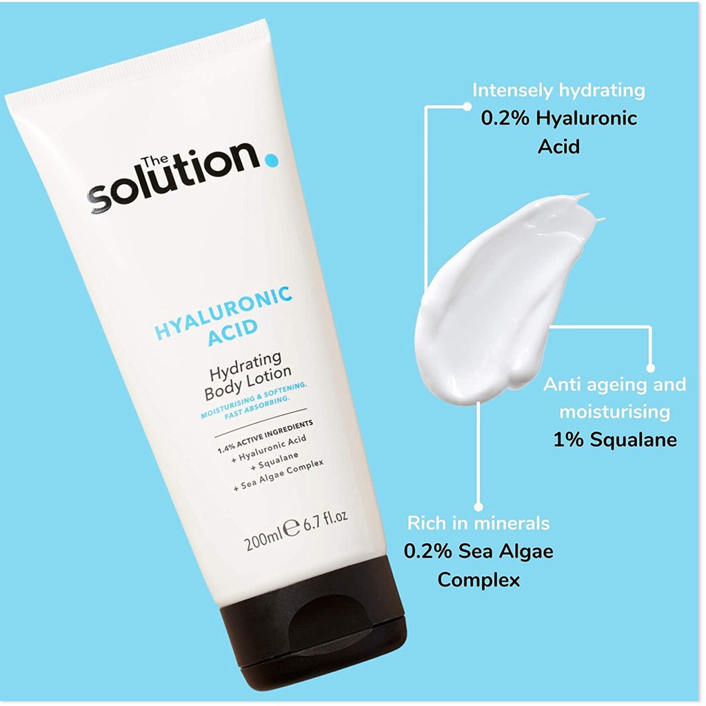 [Mã giảm giá mỹ phẩm UK chính hãng] Dưỡng thể The Solution Body Lotion 200ml (Bill Anh)