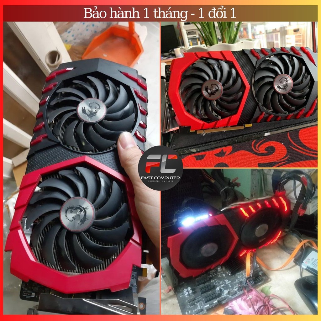 Card Màn Hình VGA MSI RX570 Gamming X 4GB Cũ Bảo hành 1 Tháng 1 đổi 1 | BigBuy360 - bigbuy360.vn