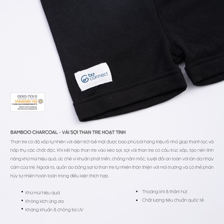 BU Corner - Quần legging đùi - Black & White BU