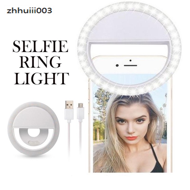 Vòng Đèn Led Chụp Ảnh 3 Bóng 36 Bóng Có Thể Sạc Lại Tiện Dụng