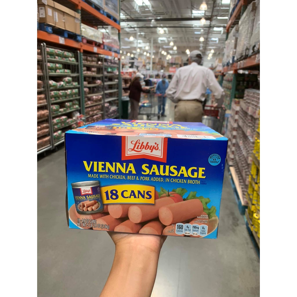 Xúc xích đóng hộp Libbys Vienna Sausage - EDS Hàng Mỹ