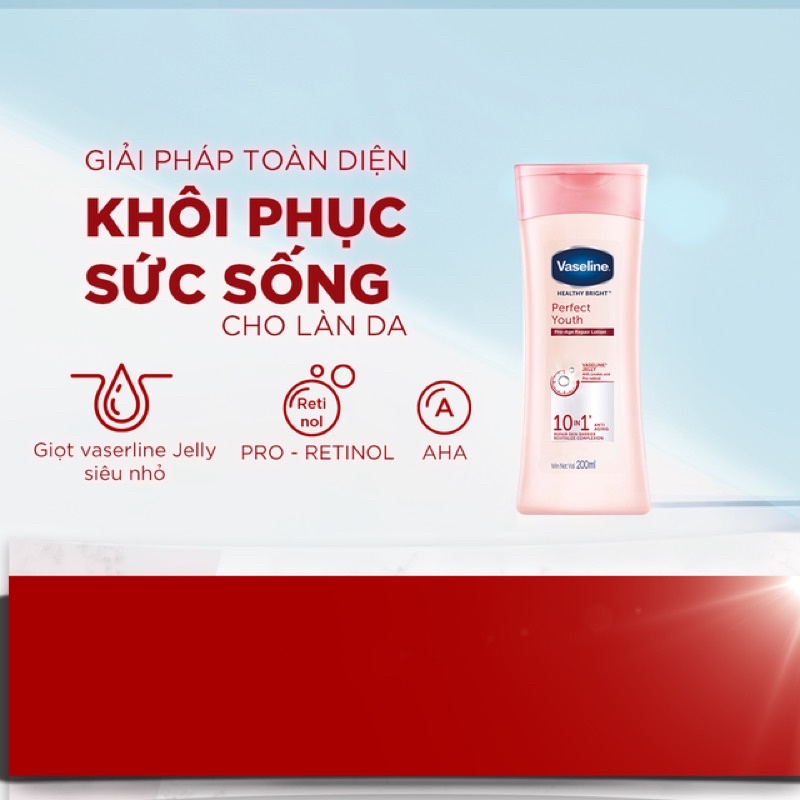 Sữa dưỡng thể trắng da Vaseline 200ml