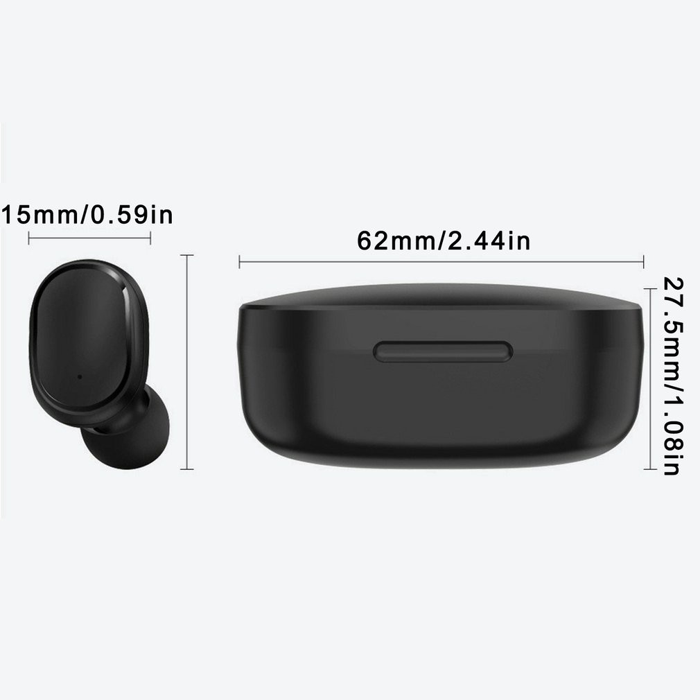 Tai nghe Bluetooth 5.0 Redmi E6S Pro Màn Hình Hiển Thị Kỹ Thuật Số Không Dây Thể Thao Tai Nghe Mini