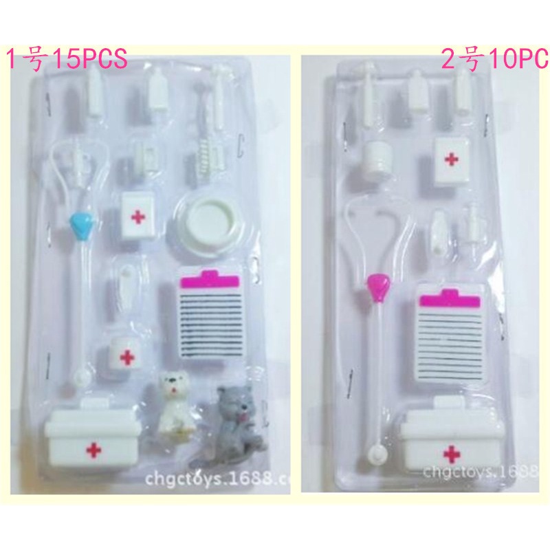 Phụ kiện búp bê bộ đồ chơi bác sĩ cho búp bê barbie ANDATOY AD936