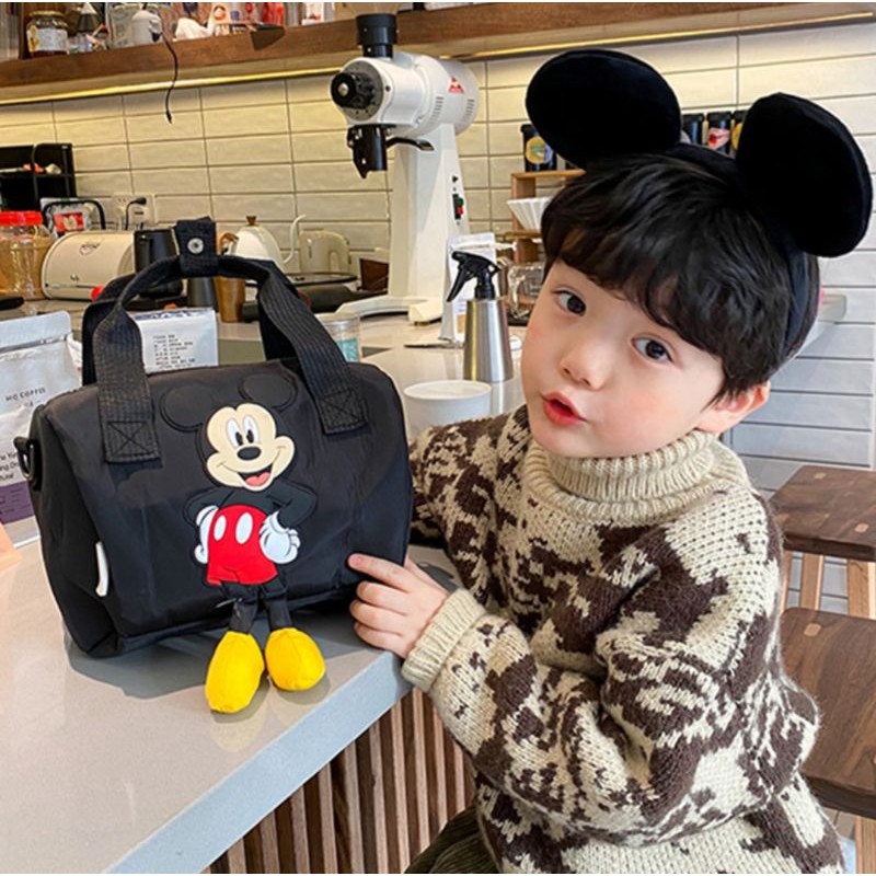 TÚI TRỐNG MICKEY ĐEN (HÀNG XUẤT XỊN)