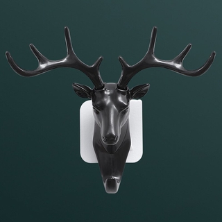 Convenient multi-function hat/key hanger deer head wall hook