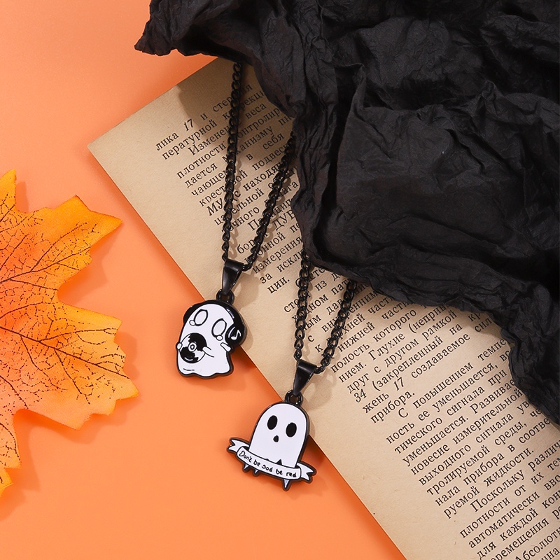 Vòng cổ Hợp Kim Mặt Hình Ma Âm Nhạc Halloween Dễ Thương