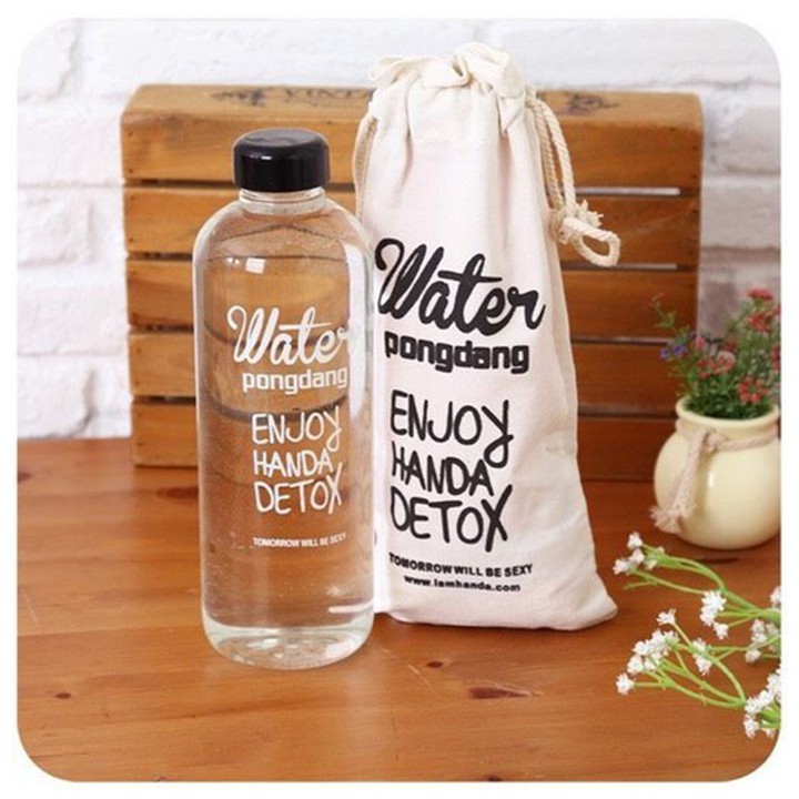 BÌNH NƯỚC DETOX 1L NHỰA CÓ BAO | BigBuy360 - bigbuy360.vn