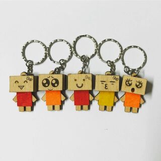 Móc khóa người gỗ Danbo 15k