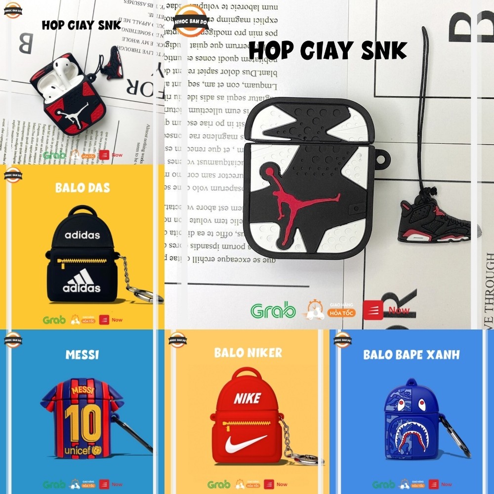 Case bảo vệ tai nghe airpod 2/pro/3/1, case airpods bao đựng dáng chất sang - Nhóc bán đồ