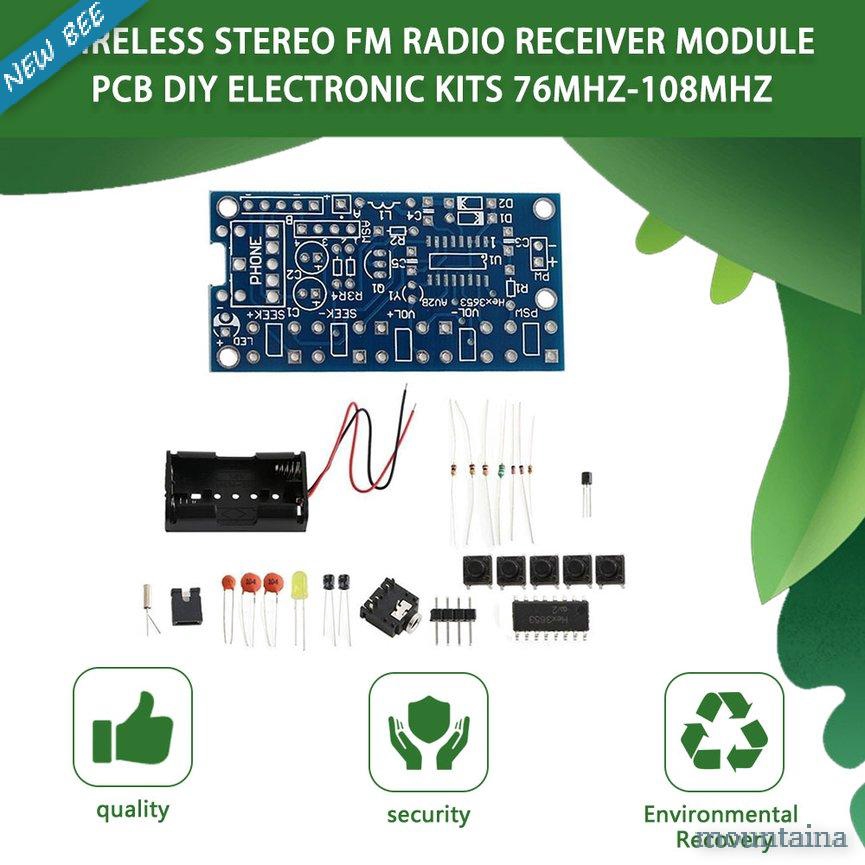 Bảng Mạch Thu Tín Hiệu Radio Fm Không Dây 76mhz-108mhz