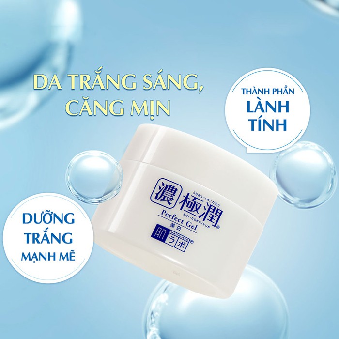 Gel dưỡng trắng và cấp ẩm HadaLabo Koi-Gokujyun Whitening Perfect Gel 100g