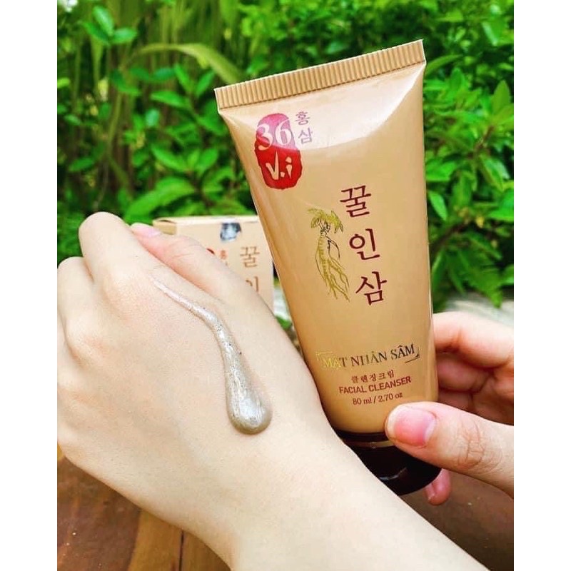 Sữa rửa mặt nhân sâm 36 vị sạch mụn - Meea Origin 80ml