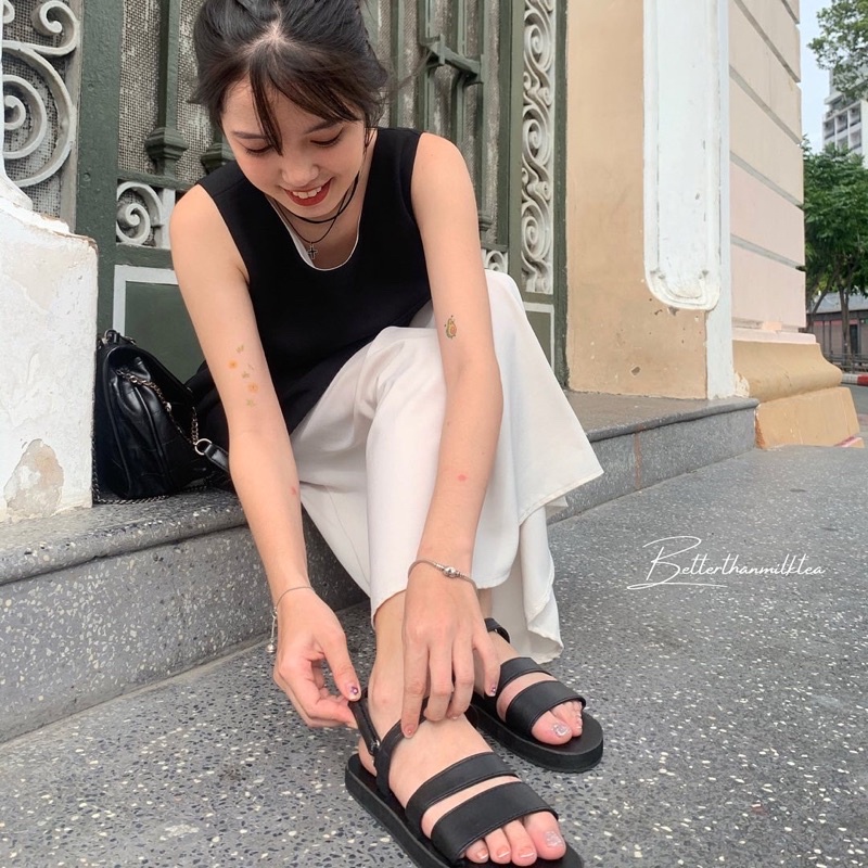 Giày sandals quai ngang basic