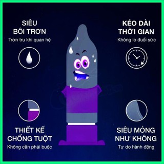 Bao cao su Durex Invisible Extra Thin Extra Sensitive 10 bao siêu mỏng