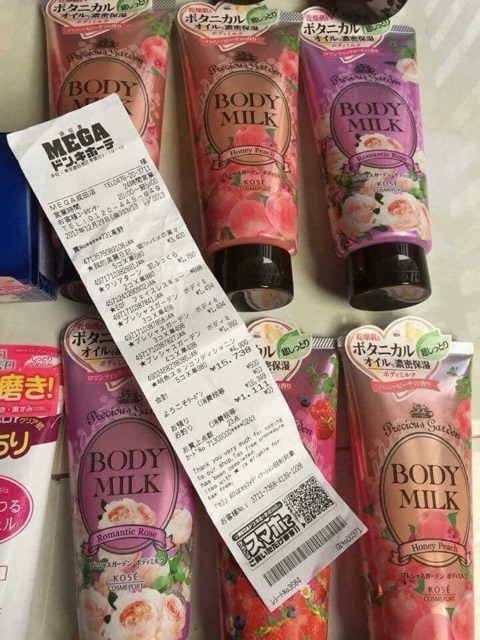 Kem dưỡng thể Kose Body Milk giúp trắng da Nhật Bản ( bill- sẵn)
