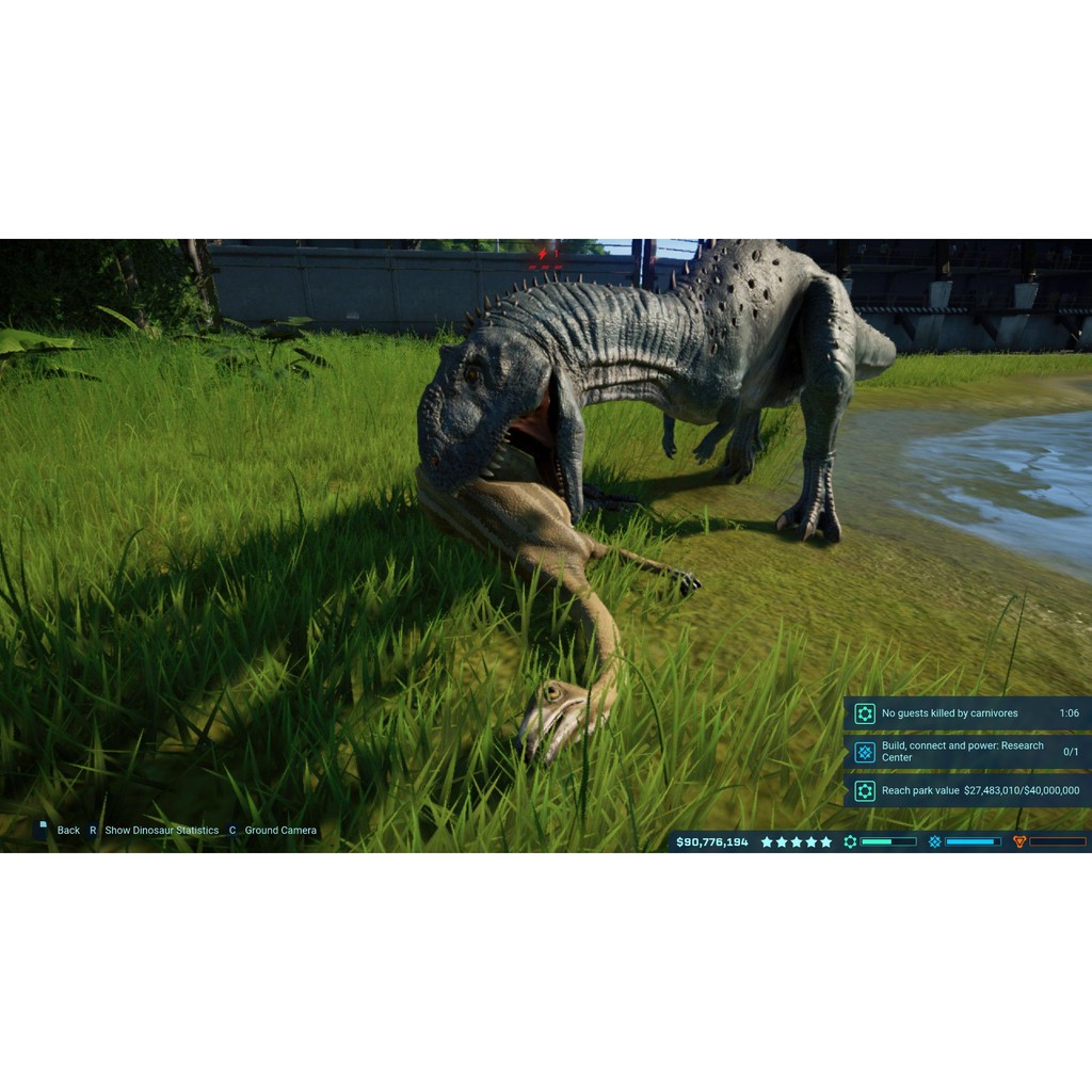 Đĩa Game Ps4 Jurassic World Evolution